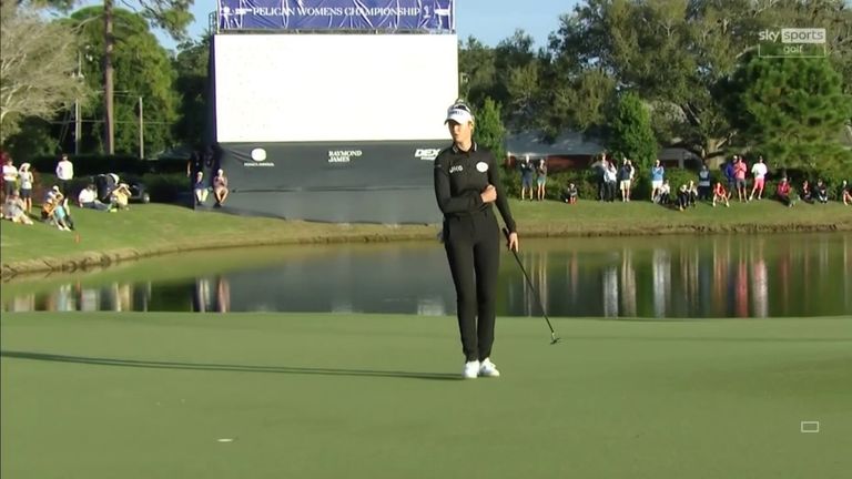 Highlights from the stunning finish of the Pelicans Women's LPGA Tour, as Nelly Korda clinched the playoff win