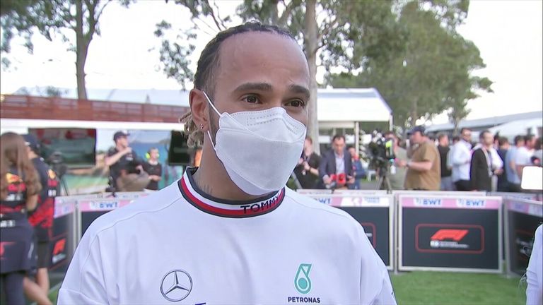 Lewis Hamilton was pleased with Mercedes' lead over the weekend, with he and George Russell finishing fourth and third, respectively.