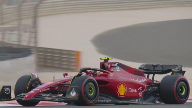 Carlos Sainz moved up the schedule in the afternoon session with this lap